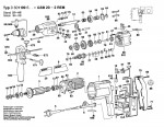 Bosch 0 601 199 641 GSB 20-2 REM Percussion Drill 110 V / GB Spare Parts GSB20-2REM